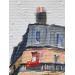 Peinture Haussmann Facade par Brooksby | Tableau Figuratif Architecture Huile