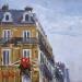 Peinture Chez Manon par Brooksby | Tableau Figuratif Architecture Huile