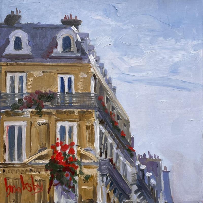 Painting Chez Manon by Brooksby | Painting Figurative Oil Architecture, Pop icons