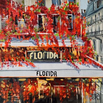 Painting Florida. paris by Rasa | Painting Figurative Acrylic Urban