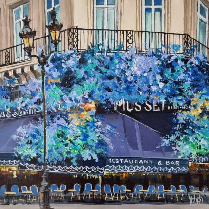 Painting Le musset. paris by Rasa | Painting Figurative Acrylic Urban