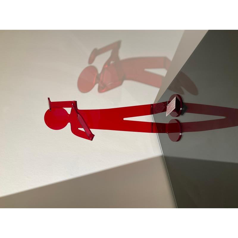 Sculpture Be Audacious BBL (rouge) par Zed | Sculpture Figuratif Plexiglas