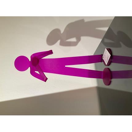 Sculpture Be Lover STR (violet) par Zed | Sculpture Figuratif Plexiglas