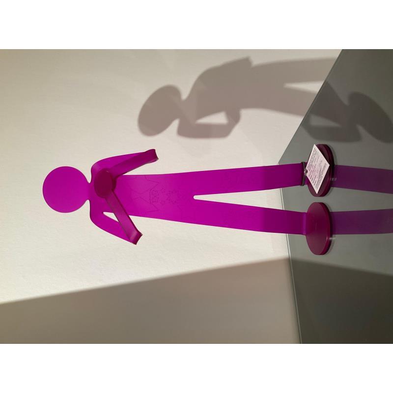 Sculpture Be Lover STR (violet) by Zed | Sculpture Figurative Plexiglass