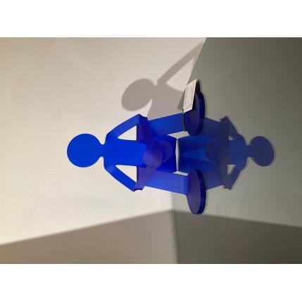 Sculpture Be Dreamer CBE (bleu) par Zed | Sculpture Figuratif Plexiglas