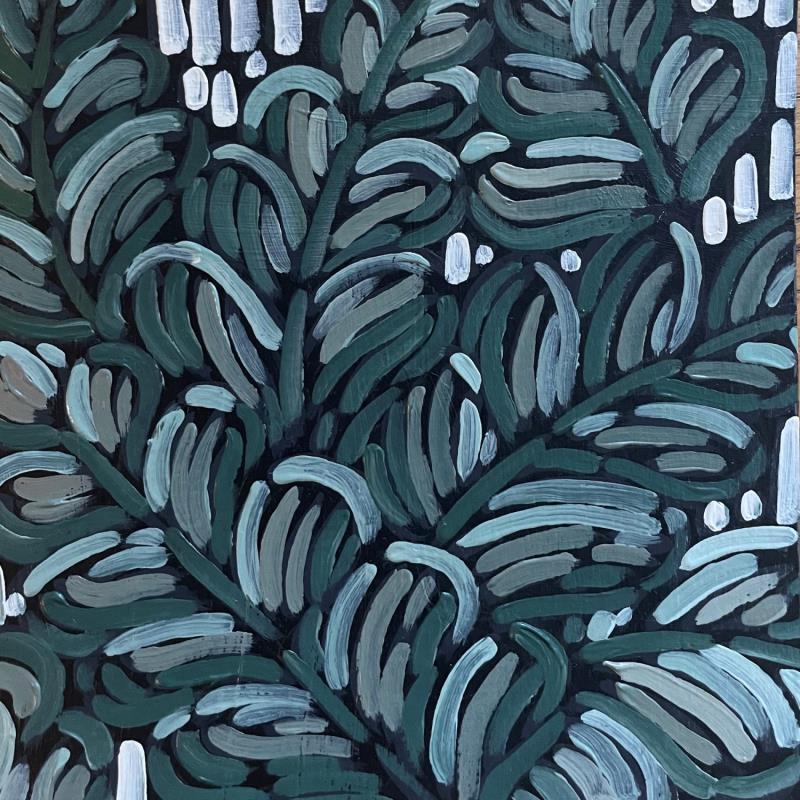 Peinture eucalyptus par Dmitrieva Daria | Tableau Impressionnisme Nature Acrylique