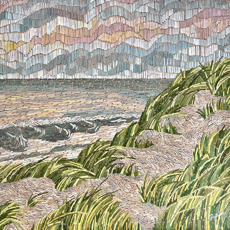 Painting Dunes  by Dmitrieva Daria | Painting Impressionism Acrylic Landscapes, Marine, Nature