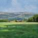 Painting Champs des Monges by Giroud Pascal | Painting Figurative Landscapes Nature Oil