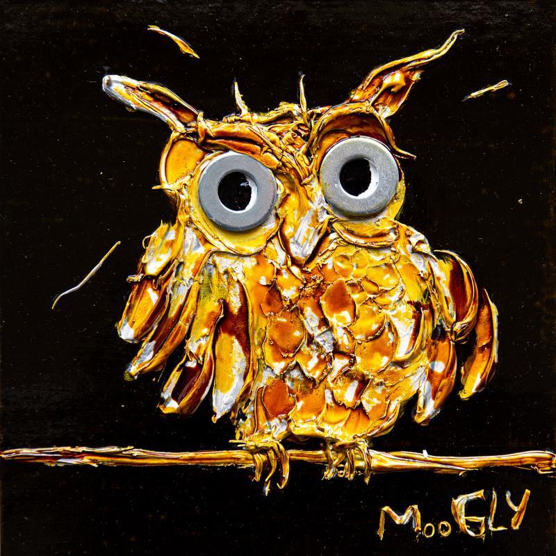 Painting Sornettus by Moogly | Painting Raw art Acrylic, Cardboard, Pigments, Resin Animals, Pop icons