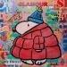 Painting GLAMOUR by Euger Philippe | Painting Pop-art Pop icons Acrylic Gluing