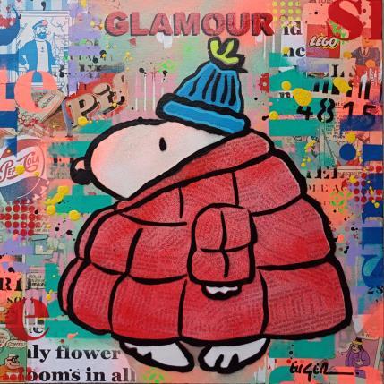 Painting GLAMOUR by Euger Philippe | Painting Pop-art Acrylic, Gluing Pop icons
