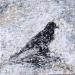 Painting L'oiseau by Rocco Sophie | Painting Raw art Acrylic Gluing Sand