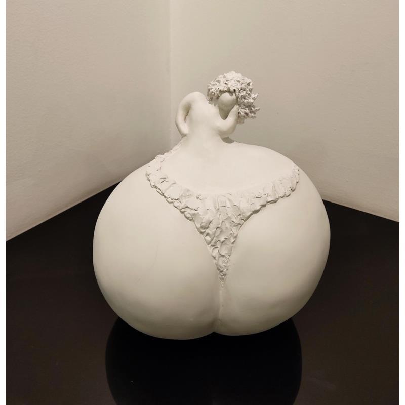 Sculpture Pauline par Silve Aude | Sculpture Figuratif Céramique Minimaliste, Nu
