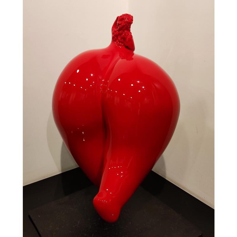 Sculpture Valentina by Silve Aude | Sculpture Figurative Resin Minimalist, Nude