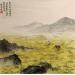 Gemälde Mer de fleur sur la prairie von Amblard Rui | Gemälde Figurativ Landschaften Aquarell Tinte