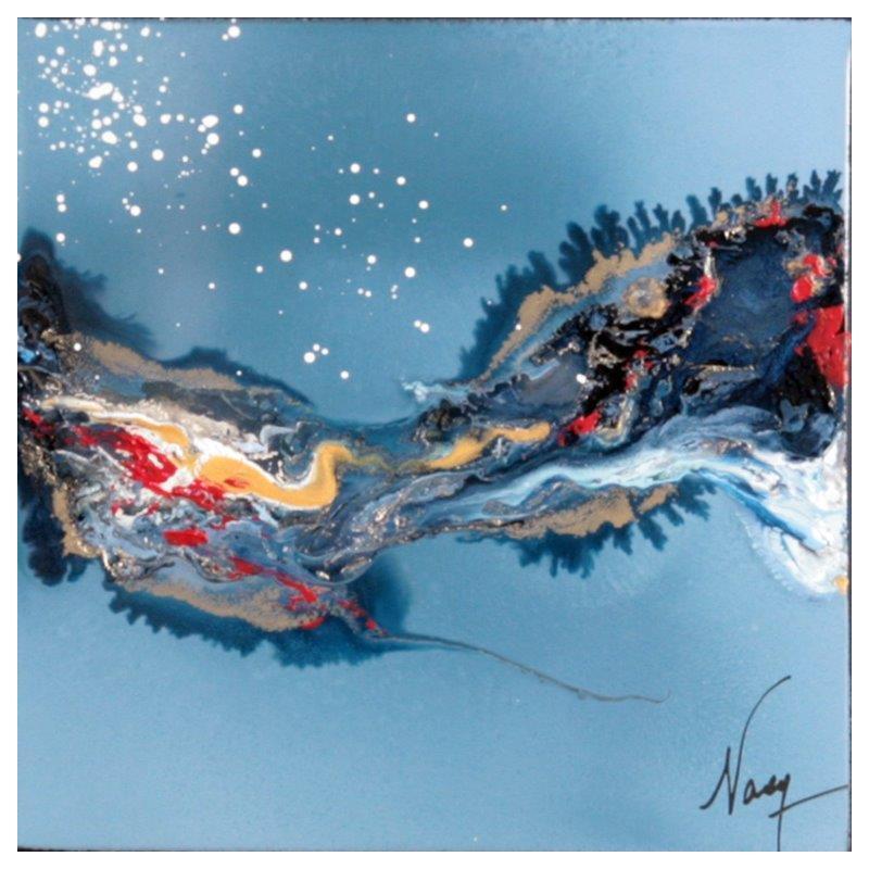 Painting C2626 by Naen | Painting Abstract Acrylic Ink