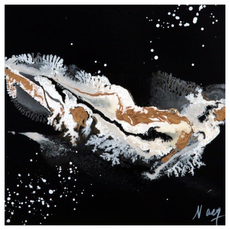 Painting C2719 by Naen | Painting Abstract Acrylic Ink