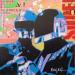 Painting POP DAFT PUNK by Euger Philippe | Painting Pop-art Pop icons Cardboard Acrylic