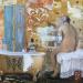 Peinture Collection privée 1  par Romanelli Karine | Tableau Figuratif Scènes de vie Nu Acrylique Collage Posca Pastel