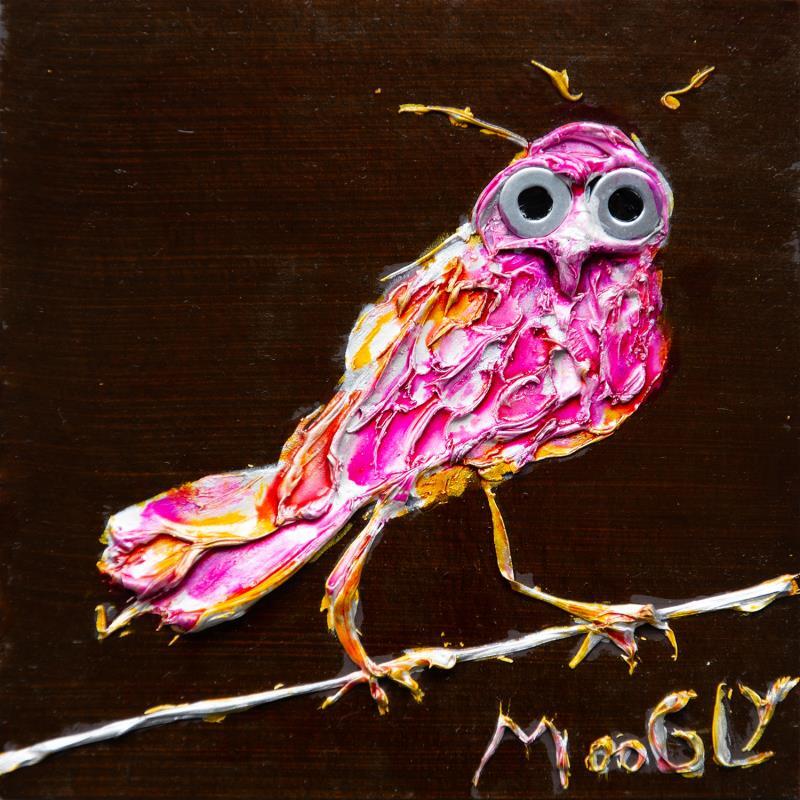Painting Brindillus by Moogly | Painting Raw art Acrylic, Cardboard, Pigments, Resin Animals