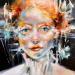 Peinture luce par Abbondanzia Monica | Tableau Figuratif Portraits Huile Acrylique