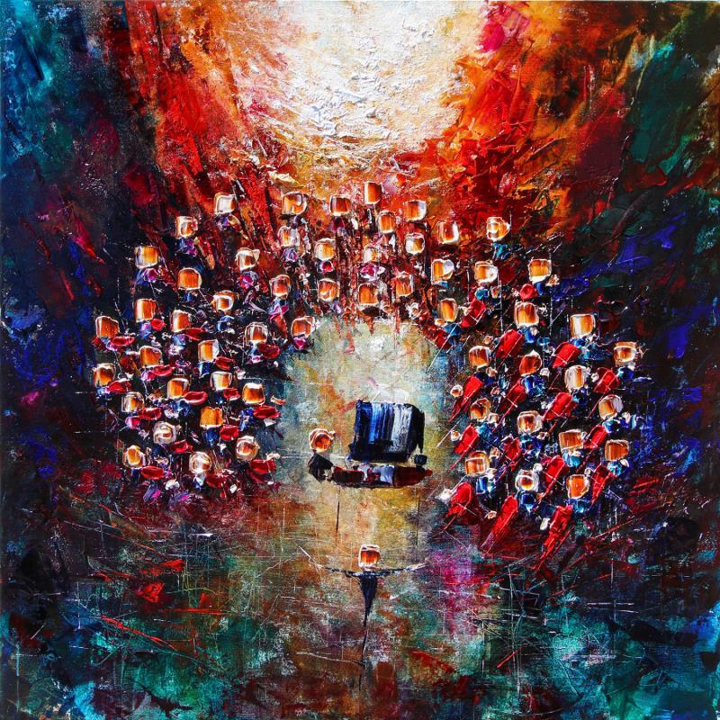 Painting Concert baroque #1 by Reymond Pierre | Painting Figurative Oil Music