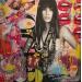 Painting Miss Jane by Novarino Fabien | Painting Pop-art Pop icons Gluing