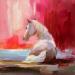 Painting The white time by Bond Tetiana | Painting Figurative Landscapes Animals Oil