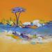 Painting Plein soleil by Gaultier Dominique | Painting Figurative Landscapes Oil