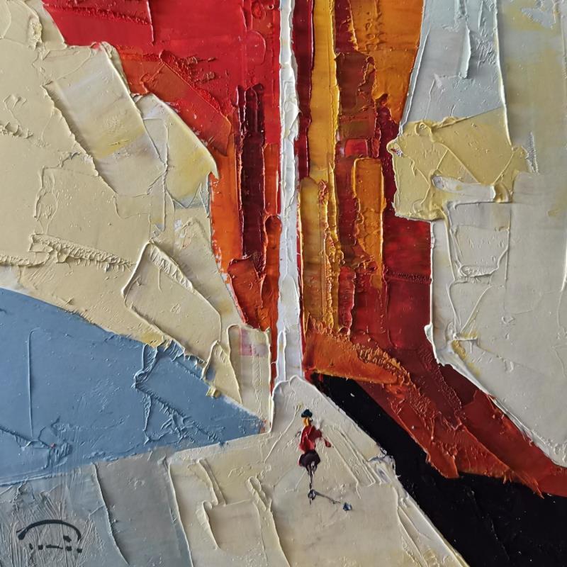 Gemälde Ombre chaude von Tomàs | Gemälde Abstrakt Öl Urban