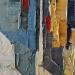 Painting La fenêtre chaude by Tomàs | Painting Abstract Architecture Oil