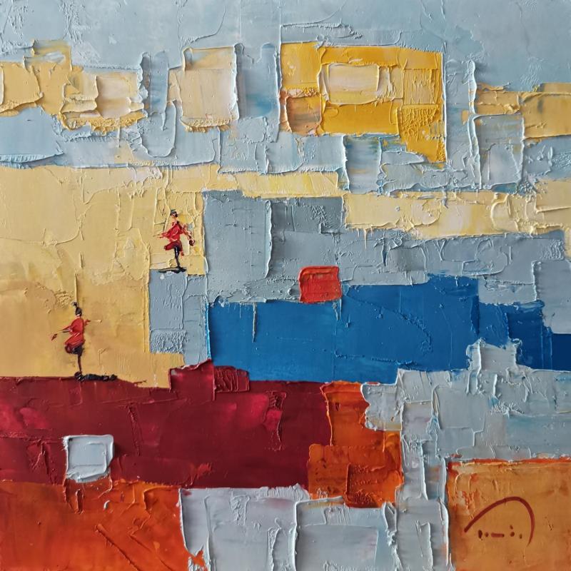 Painting Une plage by Tomàs | Painting Abstract Oil Landscapes, Pop icons