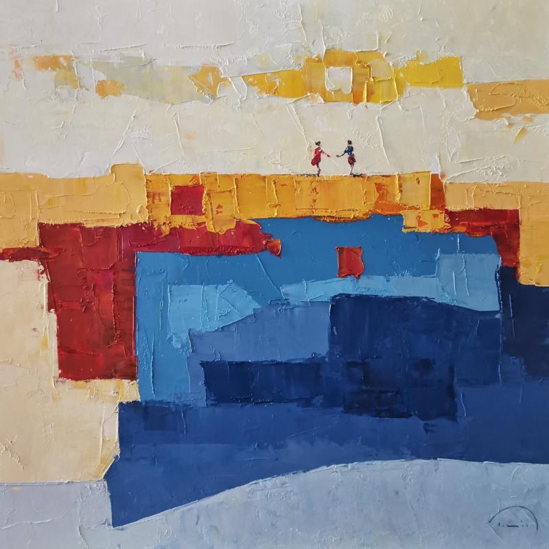 Gemälde Paysage marin von Tomàs | Gemälde Impressionismus Landschaften Öl