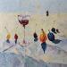 Peinture La verre à vin par Tomàs | Tableau Figuratif Natures mortes Huile