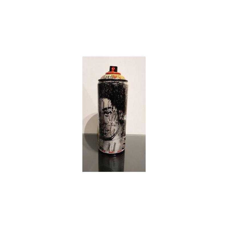 Sculpture Basquiat by Molla Nathalie  | Sculpture Pop-art Acrylic, Graffiti, Posca Pop icons