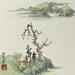 Peinture Quiet Lakeside par Yu Huan Huan | Tableau Figuratif Paysages Encre