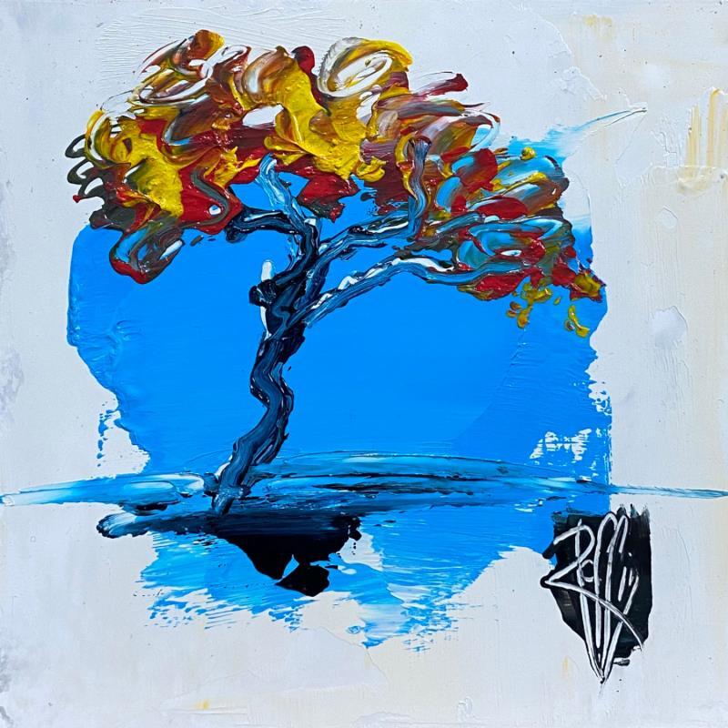 Painting Mon arbre by Raffin Christian | Painting Figurative Oil Nature