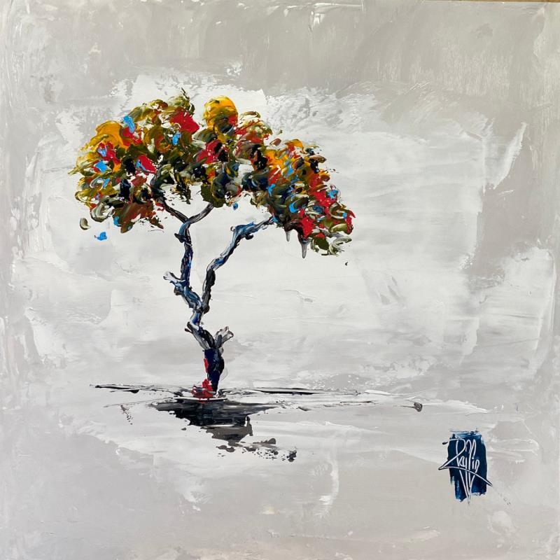 Painting Pre`s de mon arbre by Raffin Christian | Painting Figurative Oil Nature