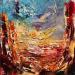 Peinture Arizona Sunset par Reymond Pierre | Tableau Figuratif Paysages Huile