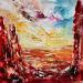 Painting Arizona Sunset by Reymond Pierre | Painting Figurative Landscapes Oil