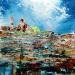 Painting PAris Butte Montmartre by Reymond Pierre | Painting Figurative Landscapes Oil