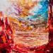 Painting Arizona sunset 2 by Reymond Pierre | Painting Figurative Landscapes Oil