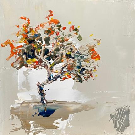 Peinture Mon arbre par Raffin Christian | Tableau Figuratif Huile Paysages