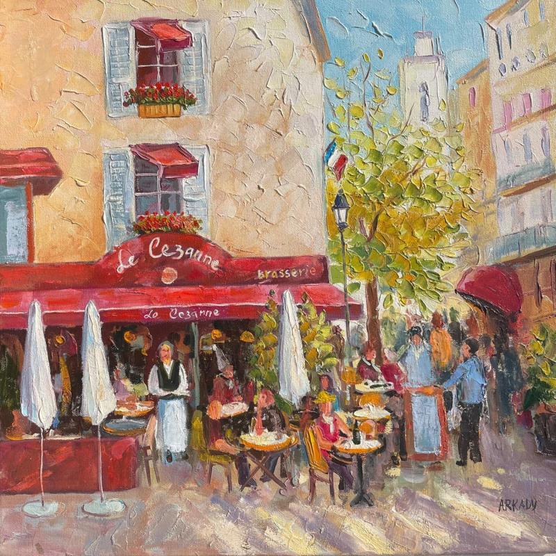 Peinture Le Cézanne par Arkady | Tableau Figuratif Huile