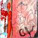 Peinture F2 PETITE PROSE 10029-1558-20240214-7 par Sablyne | Tableau Figuratif Scènes de vie Bois Carton Acrylique Collage Encre Pastel Feuille d'or Upcycling Papier Pigments