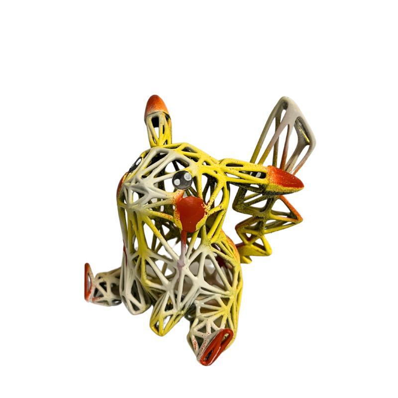Sculpture Sunny Pikachu par Mikhel Julien | Sculpture Pop-art Graffiti, Résine