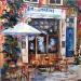 Painting BAR DE LA MARINE MARSEILLE by Laura Rose | Painting Figurative Life style Oil