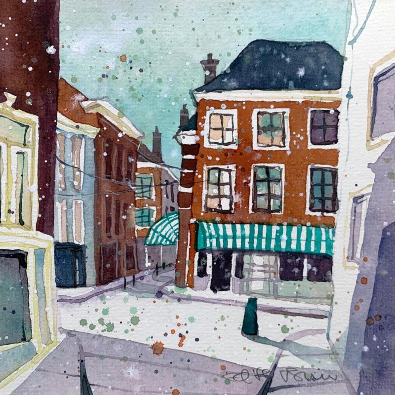 Painting NO.  2447  THE HAGUE  KORTE POTEN 24 by Thurnherr Edith | Painting Subject matter Urban Watercolor