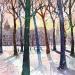 Painting NO.  2453  THE HAGUE  LANGE VOORHOUT by Thurnherr Edith | Painting Subject matter Urban Watercolor