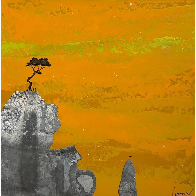 Gemälde A126 von Lemonnier  | Gemälde Materialismus Landschaften Acryl Zinc